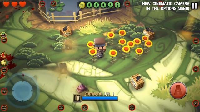 Minigore 2: Zombies весёлая ЗОМБИ мясорубка мультик игра на андроид видео для детей смотреть онлайн