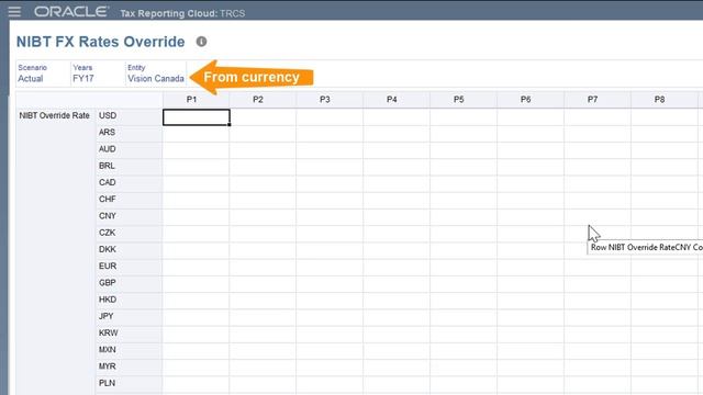 Configuring Foreign Exchange Rate Overrides for NIBT and CbCR in Oracle Tax Reporting Cloud смотреть онлайн