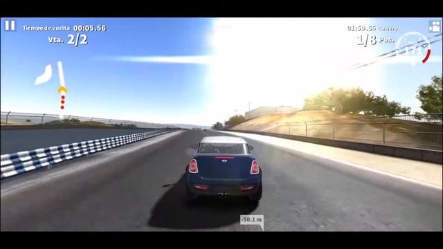Mini Cooper Coupé Gameplay GT Racing 2 Laguna Seca dark blue смотреть онлайн