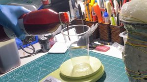 Отливка из жидкого пластика методом обкатки / колеровка жидкого пластика / Бюст Человека - паука