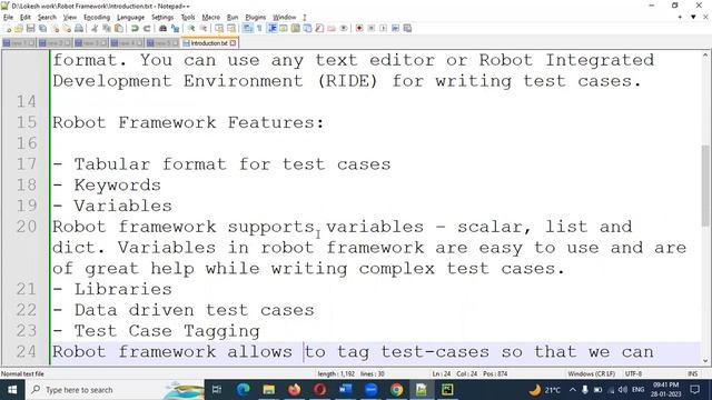 Python Robot Framework Part 2: Introduction to Robot Framework | Telugu смотреть онлайн