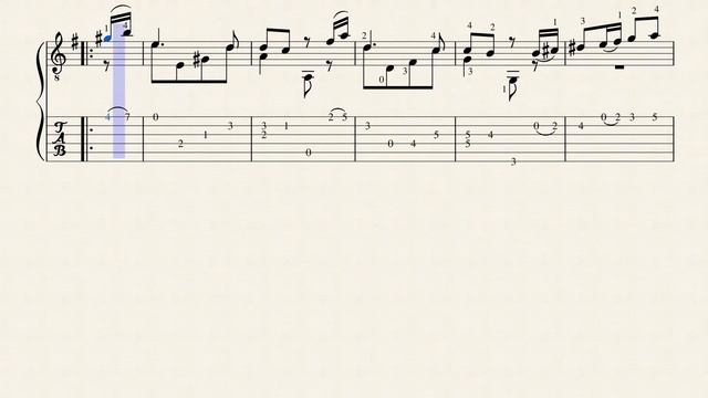 Ejercicio - José Ferrer y Esteve (1835 - 1916) Tablature смотреть онлайн