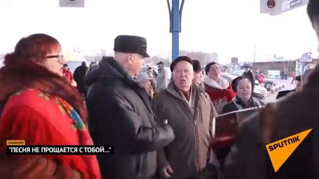 Песенный флешмоб в Кишинёве. Концерты на автовокзале и в автобусе смотреть онлайн