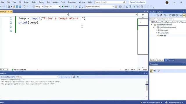 Gathering Input from the Console in Python and Outputting a Response смотреть онлайн