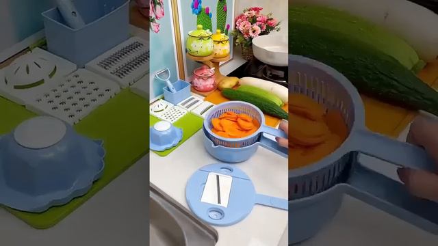 Mandoline slicer chopper vegetable смотреть онлайн