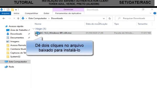 Token (verde/azul/preto) como instalar o leitor de certificado Soluti? Safenet, Token Alladin. смотреть онлайн
