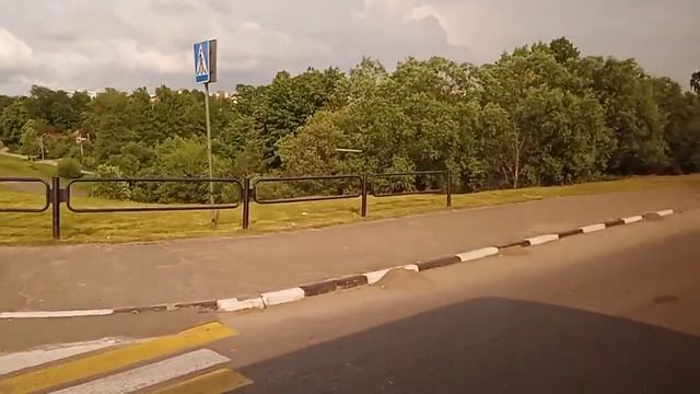 Поездка на автобусе МАЗ-241.000 по маршруту 36 Вокзал-д.Старинки смотреть онлайн