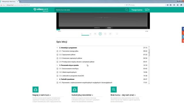 Recenzja kursu podstawowego AutoCAD LT 2015 od videopoint.pl смотреть онлайн