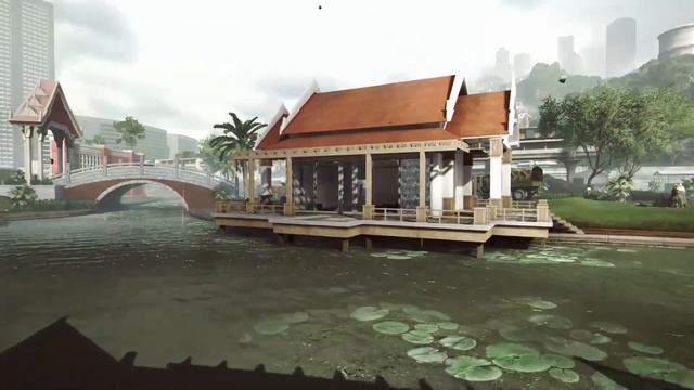 Lumphini Garden Map First Look! - Battlefield 4 Dragon's Teeth Maps смотреть онлайн