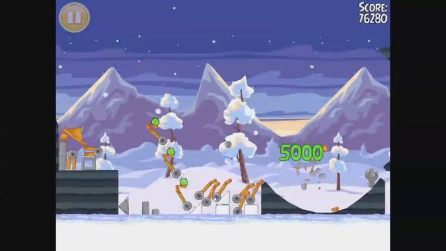 Angry Birds Seasons - Wreck The Halls Golden Egg #2 Location & 3 Stars Walkthrough смотреть онлайн