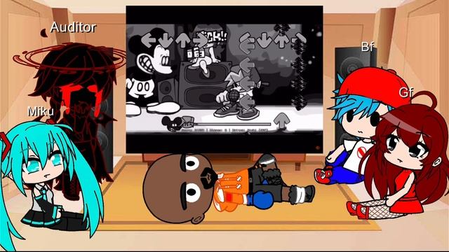 FNF and The Auditor react to FNF Vs Suicide Mouse Phase 3 (Lazy and Kinda rushed) смотреть онлайн