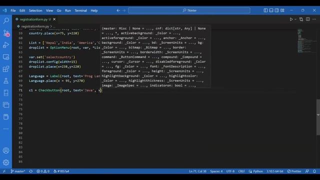 Registration Form - GUI with Tkinter and SQLite3 | Tkinter Gui With Sqlite Backend | FULL CODE LINK смотреть онлайн