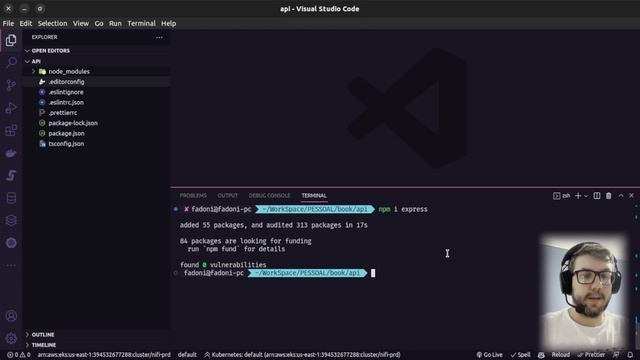 #02 - Configurando a aplicação com ESLint, Prettier, Express, Node.js e TypeScript смотреть онлайн