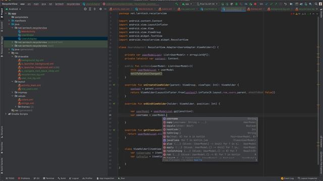 RecyclerView - Android Recyclerview with Search View and on click open new activity смотреть онлайн