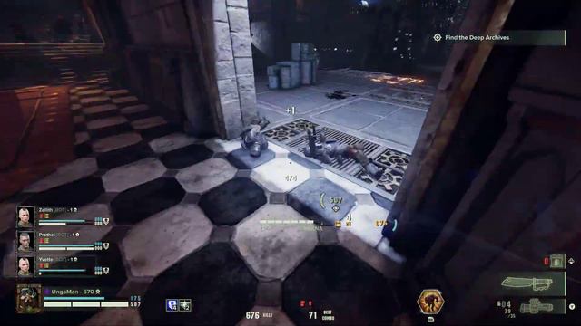 Damnation solo Archivum sicorax with bots, ogryn with knife and gauntlet. смотреть онлайн