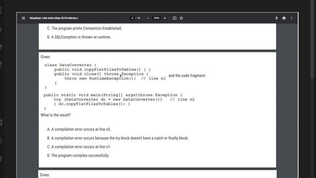 Java SE8 OCPJP 1z0-809 EP10 #Java #1z0809 #Oracle смотреть онлайн