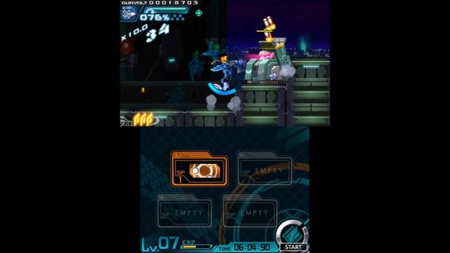 Azure Striker: Gunvolt-Striker Pack (3DS) Part 3 Mission: Minaret Walkthrough смотреть онлайн