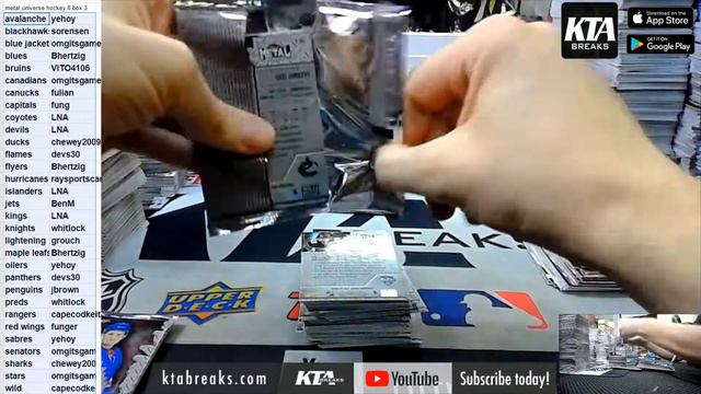 KTAuthentics - 2020/21 UPPER DECK SKYBOX METAL UNIVERSE 8 HOBBY BOX INNER CASE BREAK PYT #3 смотреть онлайн