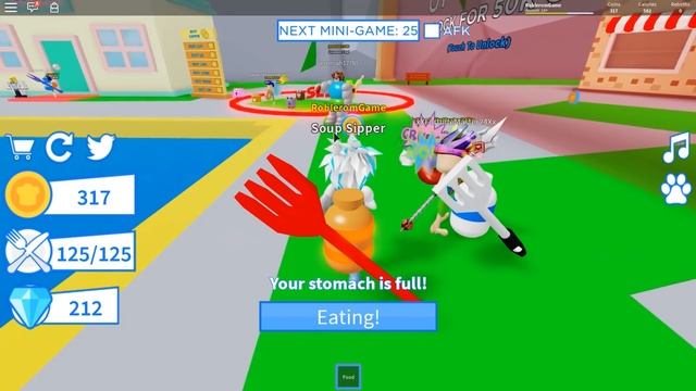 СЪЕЛ 11 КОДОВ РАЗРАБОТЧИКА В СИМУЛЯТОРЕ ТОЛСТЯКА! OM NOM SIMULATOR ROBLOX смотреть онлайн