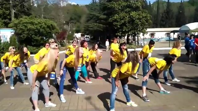 Отпадный флеш-моб Команды "Желтые полосатики" на форуме для ведущих "Золотая Сотка" смотреть онлайн