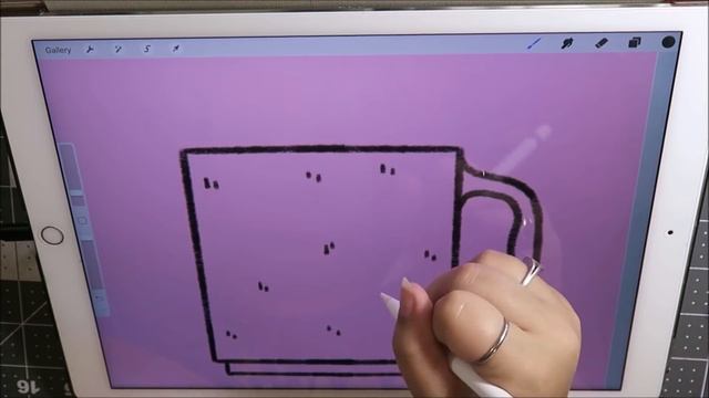iPad Pro + Procreate Speedpaint | Working on The Lovely Omens Tarot Deck | Keely Elle смотреть онлайн