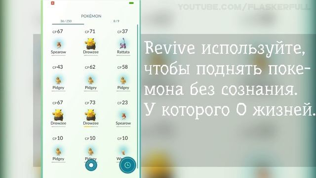 Как лечить и воскрешать покемонов - Pokemon GO смотреть онлайн