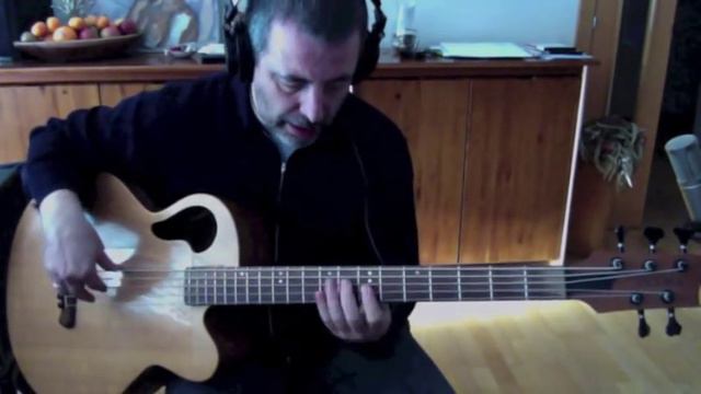 Jordi Gaspar - Falling Grace - Acoustic Bass Guitar solo смотреть онлайн