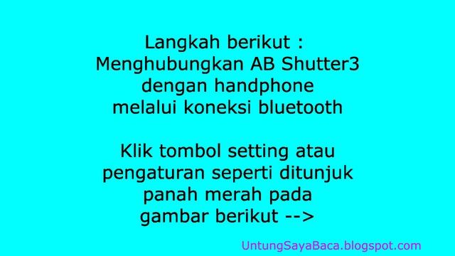 Cara Pakai AB Shutter 3 Tongsis Remote Bluetooth Kamera Android Xiaomi