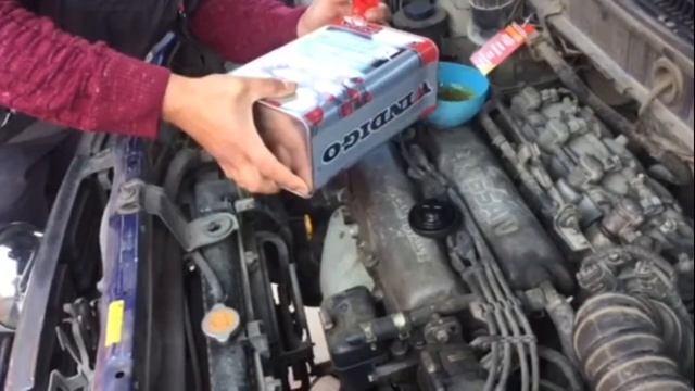 Замена масла Windigo 10w40 на Nissan Prairie и обработка микрокерамика Windigo смотреть онлайн