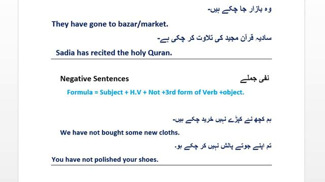 present perfect tense in urdu to english lesson 3 | The use of has & have for IELTS,TOEFL etc смотреть онлайн