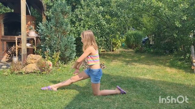 как быстро сесть на продольный шпагат за неделю ? смотреть онлайн