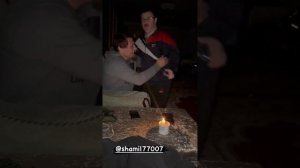 В гостях у Раджаба легенды. Шамиль принес обещанный кубок.