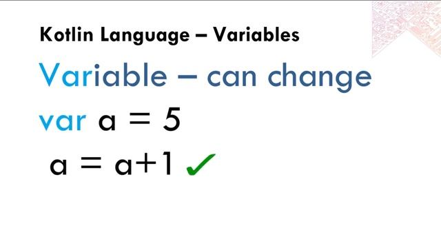 1.2 Kotlin Syntax- Variables and Types смотреть онлайн