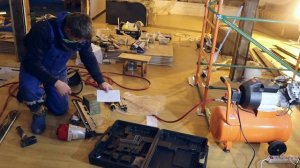 Реечный гвоздезабивной пистолет пневматический) Pegas FNN2190