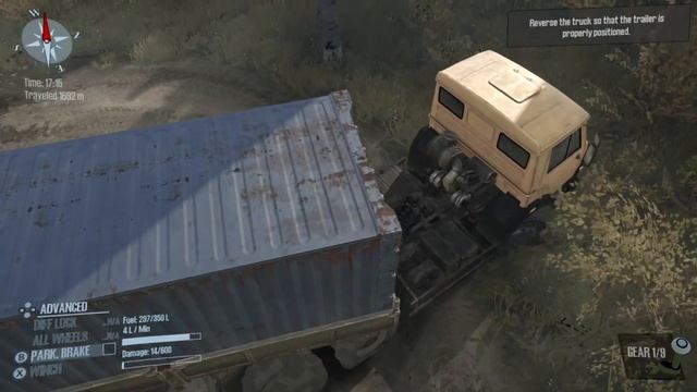 Fuel Consumption Simulator! - Let's Play Spintires: Mudrunner: American Wilds on Switch смотреть онлайн