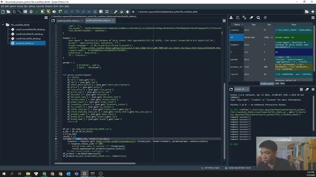 Trích xuất dữ liệu từ một trang Web thương mại điện tử - TIKI.VN bằng Python | Crawl Data TIKI смотреть онлайн