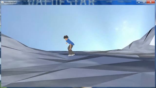Java 3D: Flying Sk8 Humanoid Boy (Over Rocky Terragen Terrain)/空飛ぶスケートボード смотреть онлайн