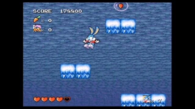 Sega Mega Drive 2 (Smd) 16-bit Tiny Toon Adventures Buster's Hidden Treasure Снежные горы