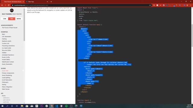 How to Use React-Router In ReactJS смотреть онлайн