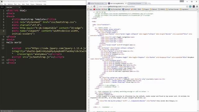 2 Setup, Templates & Navbar |Twitter Bootstrap Programming 2020 смотреть онлайн