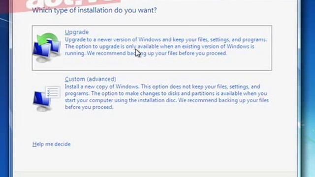 Windows 7: Upgrade from Windows Vista смотреть онлайн