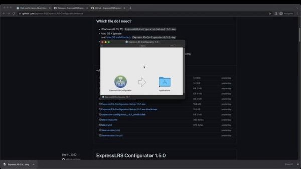 How To Install ExpressLRS Configurator On A Mac