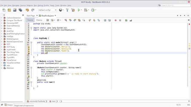 Java:Concurrency CountDownLatch смотреть онлайн