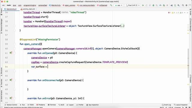Camera2 API | Previewing and Capturing image | Kotlin | android studio смотреть онлайн
