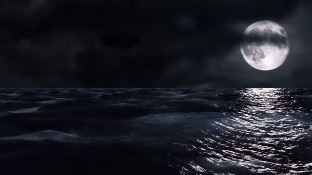 ОЧЕНЬ РАССЛАБЛЯЮЩАЯ МУЗЫКА | ЛУНА НАД МОРЕМ НОЧЬЮ смотреть онлайн