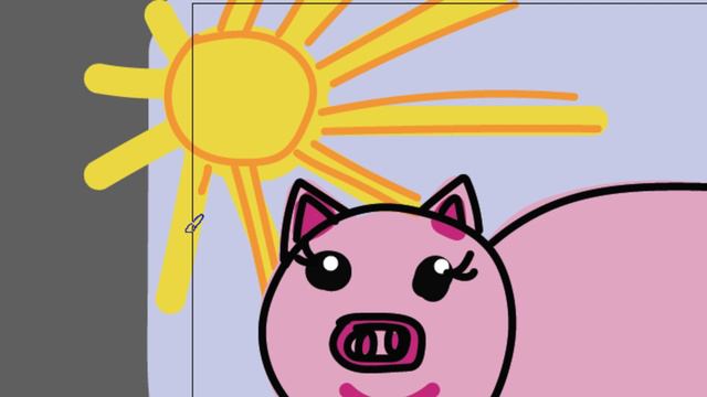 Рисуем свинку детям часть 61 смотреть онлайн