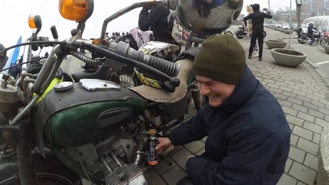 Запуск мотоцикла урал м63 с мотором от мт 11 на газу, используя цанговый баллон смотреть онлайн