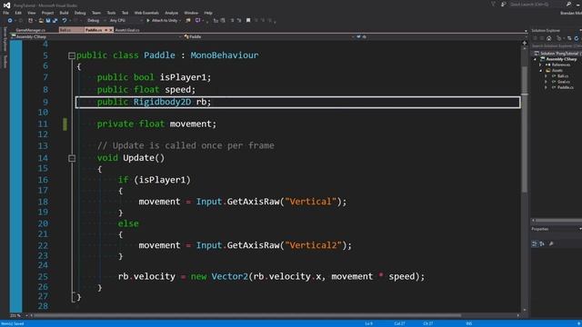 Making PONG in 6 Minutes Unity Tutorial смотреть онлайн