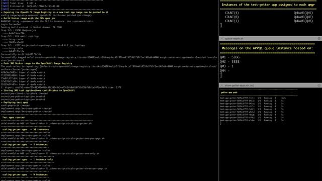 IBM MQ Uniform Clusters demo in OpenShift смотреть онлайн