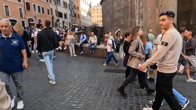 ROME ITALY WALKING TOUR 2022 | PIAZZA NAVONA - PANTHEON 4K UHD смотреть онлайн